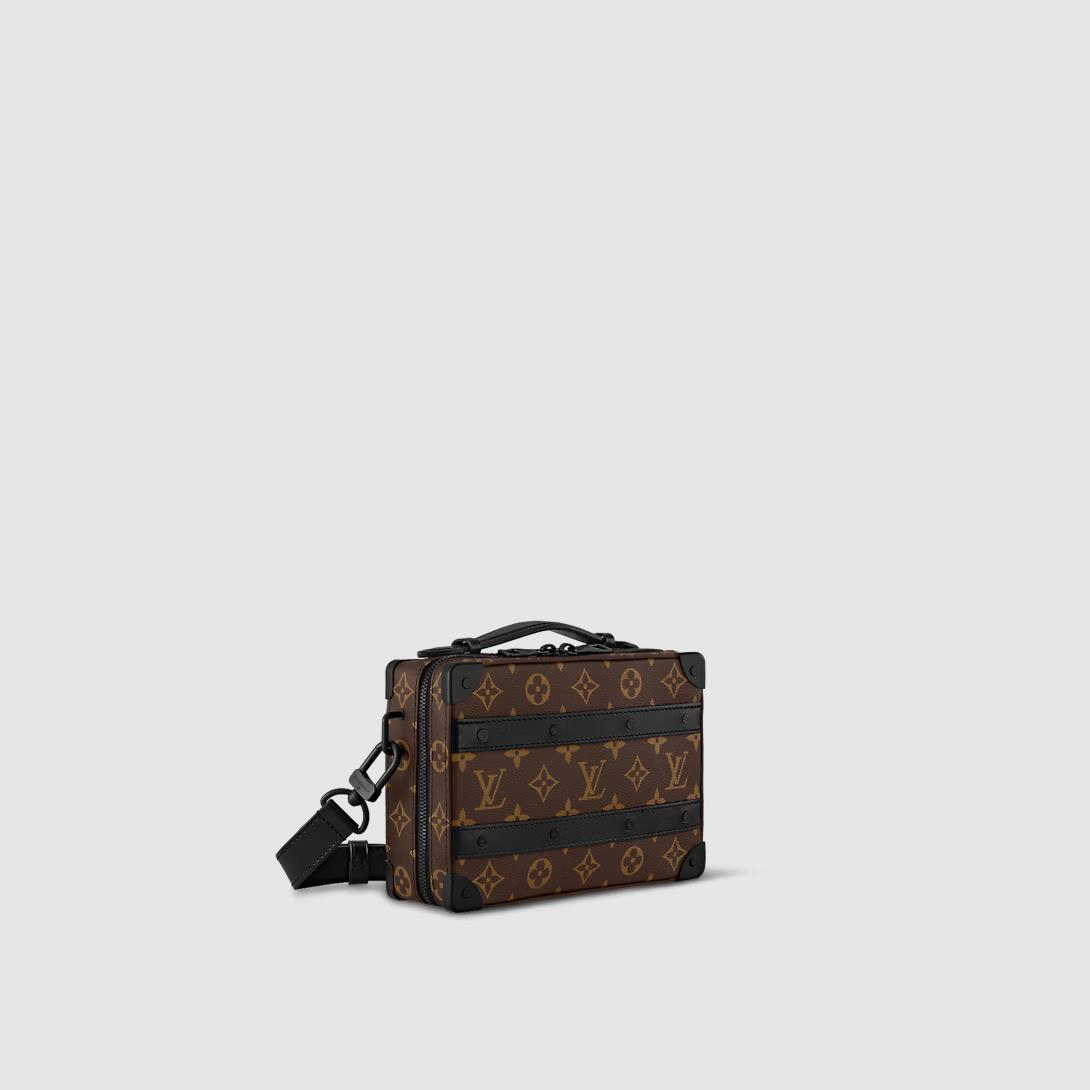 Túi Louis Vuitton Handle Soft Trunk Monogram Macassar Nam Nâu